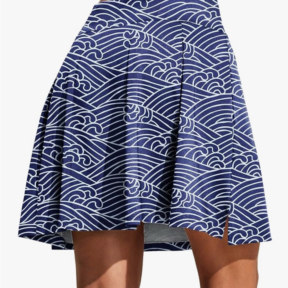 Navy Blue Tennis Skort